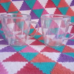 2 dunkin donuts 10oz double wall acrylic mugs
